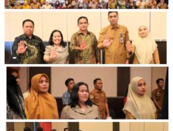 Wakil Bupati Pinrang Bersama Sejumlah Kepala OPD Ikuti Rapat Koordinasi Penyusunan Laporan TPPS Semester I Tahun 2025 Yang Dirangkai Dengan Evaluasi Pelaksanaan Percepatan Oenurunan Stanting Di Kabupaten /Kota Se Sul Sel