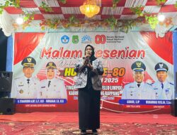 Kolaboratif, Pelantikan Ranting PGRI Tellu Limpoe Dirangkaikan Pentas Seni HUT RI.