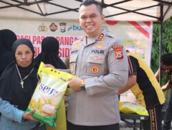 Stabilkan Harga Beras, Polres Sidrap Gelar Pasar Murah