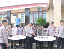 Cegah Penyalahgunaan Senjata, Kapolres Sidrap kumpulkan personil pemegang senpi