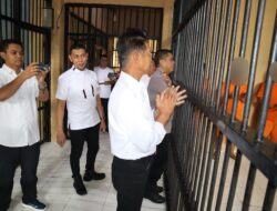 Cek Ruang Tahanan, Tim Dit Tahti Polda Sulsel Apresiasi Kinerja Sat Tahti Polres Sidrap
