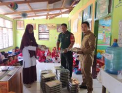 Babinsa Kodim 1420/Sidrap Dampingi Distribusi Makanan Bergizi Gratis untuk 20.750 Penerima Manfaat