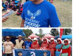 Sambut HUT  Partai Demokrat Ke 24  DPC Partai Demokrat Gelar Berbagai Kegiatan Acara Lomba Dan Pesta Rakyat, Masyarakat menyambut Dengan Penuh Bahagia