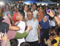 Kemeriahan Malam Kesenian HUT RI ke-80 di Timoreng Panua Ditutup Bupati Sidrap