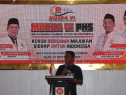 Bupati Sidrap Bersama Forkopimda Hadiri Musda VI PKS