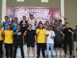 Wujud Soliditas Antar Personel, Polres Sidrap Gelar Pertandingan Bulutangkis