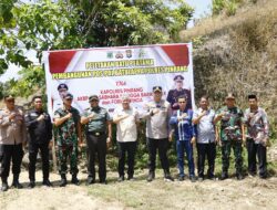 ‎Peletakan Batu Pertama Pospol Batulappa, Kapolres dan Bupati Pinrang Hadiri Langsung ‎