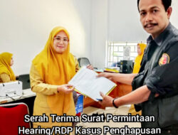 Koordinator Kelompok Tani Resmi Layankan Surat Permintaan TDP Ke DPRD Lutim Terkait Pembekuan 445 SPPT -PBB Di Desa Tarabbi