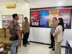 KUNJUNGAN KAPOLRES SIDENRENG RAPPANG DI POSKO KAMPUNG BEBAS NARKOBA (KBN) MAPPADECENG