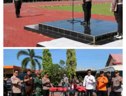 Waka Polres Pinrang Pimpin Apel Kesiapan Tanggap Darurat Bencana 2025,Turut Dihadiri Kepala BPBD Pinrang Dan OPD Terkait Lainnya