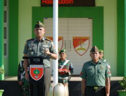 DANDIM SIDRAP MEMIMPIN UPACARA PENGIBARAN BENDERA 17-AN DESEMBER 2025 DI MAKODIM SIDRAP
