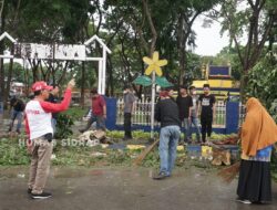 Kerja Bakti Bareng, Pemkab Sidrap Percantik Monumen Ganggawa