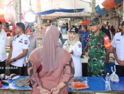 Wabup Sidrap dan Forkopimda Pantau Harga Sembako di Pasar Sentral Pangkajene