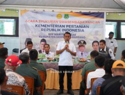 Di BPP Sereang, Bupati Sidrap Bersama Petani Simak Pengumuman Swasembada Pangan