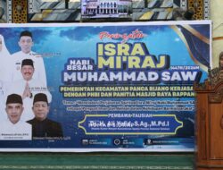 Peringatan Isra Mi’raj di Rappang, Wabup Tekankan Akhlak Mulia dan Kepedulian Sosial