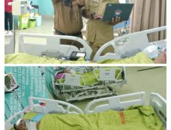 Tim CDR Disducapil Pinrang Lakukan Perekaman Korban Laka Lantas Yang Tidak Punya Identitas KTP El Di RSUD Lasinrang Pinrang