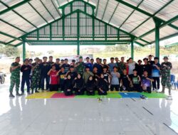 Kodim 1420/Sidrap Dukung DIKTLATSAR KOKAM Pemuda Muhammadiyah di Desa Lombo