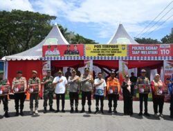 Didampingi Bupati Syaharuddin, Kapolda Sulsel Pastikan Arus Mudik di Sidrap Aman