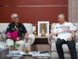 Bupati Pinrang Audens Kepala Kantor Pelayanan Perpajakan