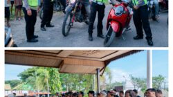 Kasat Lantas Pinrang Pimpin Operasi Balap Liar Di Kecamatan Patampanua