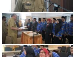 Bupati Pinrang Melantik Dan Mengambil Sumpah 1 Pejabat Admistrator Dan 11 Pejabat Fungsional Lingkup  Pemerintah Kabupaten Pinrang