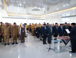 Bupati Andi Utta Lantik 5 Kepala OPD Hasil Selter