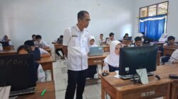 Kepala Dinas Dikbud Pinrang Berkunjung Di UTD SMP 2 Pinrang, Ini Tujuannya