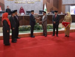 DPRD Kabupaten Pinrang Sampaikan Rekomendasi Laporan Keterangan Pertanggung Jawanan Bupati Pinrang Tahun Anggaran 2025