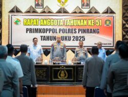 Kapolres Pinrang Resmi Buka RAT Ke 51Primkompol Polres Pinrang Tahun Buku 2025