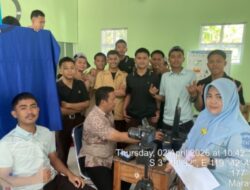 Dari Dua Sekolah SMKN Di Kabupaten Pinrang Perekaman KTP EL Terdata Sebanyak 225 Murid Oleh Dukcapil Pinrang