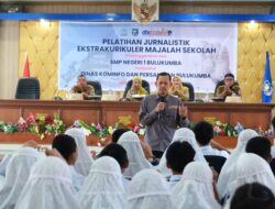 Kerjasama Diskominfo, SMPN 1 Bulukumba Gelar Pelatihan Jurnalistik Bagi Siswa