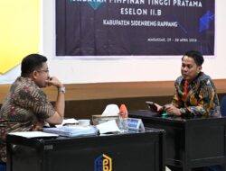 Sekda Sidrap Dalami Kapasitas Kandidat pada Tahap Wawancara Selter JPT Pratama