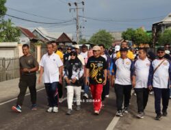 Peringati Hardiknas, Jalan Santai di Tellu Limpoe Berlangsung Semarak