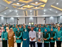 Ketua Tim Penggerak PKK Kabupaten Pinrang Hadiri Kegiatan Monitoring Dan Evaluasi Tingkat Provensi Sul Sel