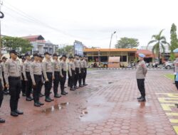 Polres Pinrang Gelar Apel Fungsi Pimpinan Satuan Berikan Arahan Dan Evaluasi Kinerja