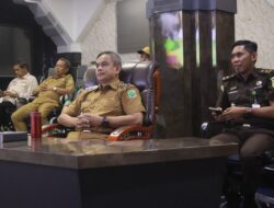 Wakil Bupati Pinrang Ikuti virtual vidio  confrence Yang Di Ikuti Oleh Seluruh Kepala Faerah Se Indonesia