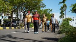 Pemerintah Kabupaten Pinrang Laksanakan Indonesia Asri, Bupati di dampingi Selda Pinrang Tinjauh kegiatan itu