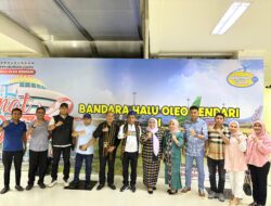 Tiba di Kendari, Bupati Sidrap dan Ketua DPRD Disambut Hangat Kebugis Sultra
