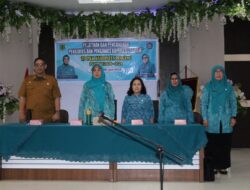 Pengurus Koperasi  Saroja Dikukuhkan Ketua TP PKK,Harap  Koperasi  Ini Dikelola Dengan Baik