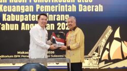 Pemerintah Kabupaten Pinrang Kembali Meraih Opini Wajar Tampa Pengecualian (WTP) Dari Badan Peeriksa Keuangan (BPK ) RI Perwakilan Sul Sel