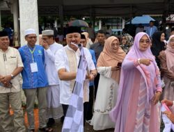 Bupati Pinrang Melepas Ribuan Peserta Pawai Ta’aruf  PeringatiTahun Baru Hijriah 1448 H Di Lapangan Lasinrang Park