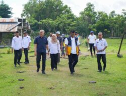 Bupati Pinrang Timjau Lokasi Pembangunan Sekolah Rakyat Yang Terletak Di Desa Malimpung  Kecamatan Patampanua
