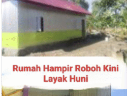 Berkat Tim Satgas TMMD Ke -129 Kodim 1404/Pinrang Rumah Pak Aris Nyaris Rubuh Kini Layak Huni