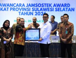 Wabup Edy Manaf Paparkan Komitmen Perlindungan Pekerja pada Wawancara Jamsostek Award Sulsel 2026