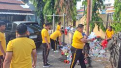 Polres Pinrang Gelar Jumat Bersih, Wujutkan Lingkungan Kerja  Yang Aman, Sehat, Resik Dan Indah