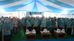 Ketua TP PKK Sidrap Hadiri Pencanangan Rekor MURI, 54 Ribu Ibu Hamil Ikuti Gerakan Minum MMS