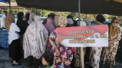 Gelar Pasar Murah Dan Pemeriksaan Kesehatan Gratis  Oleh TMMD Ke 129 Kodim 1404/Pinrang  Di Serbu Warga