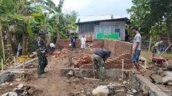Pembangunan RTLH Di Kecamatan Tiroang  Adalah Sasaran Tambahan Satgas TMMD Ke 129 Kodim 1404/Pinrang