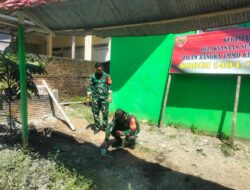 Pembuatan Sumur Bor Di MTs DDI Tuppu, Adalah Sasaran  Tambahan Satgas TMMD  Ke – 129 Kodim 1404/Pinrang , Kini  Capai 80 Persen