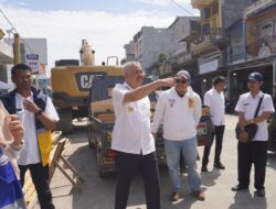 Tingkatkan Kenyamanan Dan Keamanan Aktivitas Masyarakat, Pemkab Pinrang Benahi Draenase Dan Jalan Pasar Sentra Pinrang